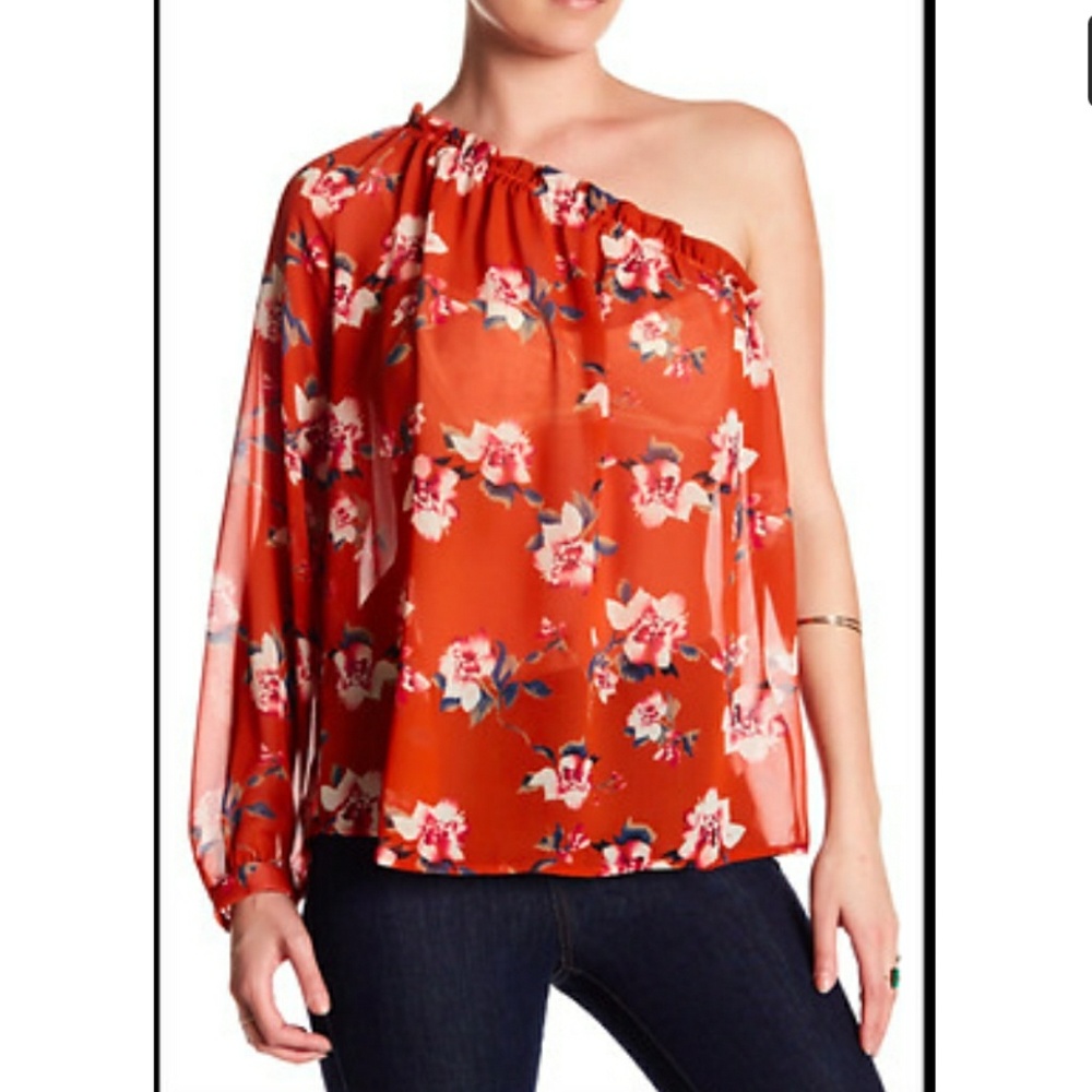 Ro & De floral blouse